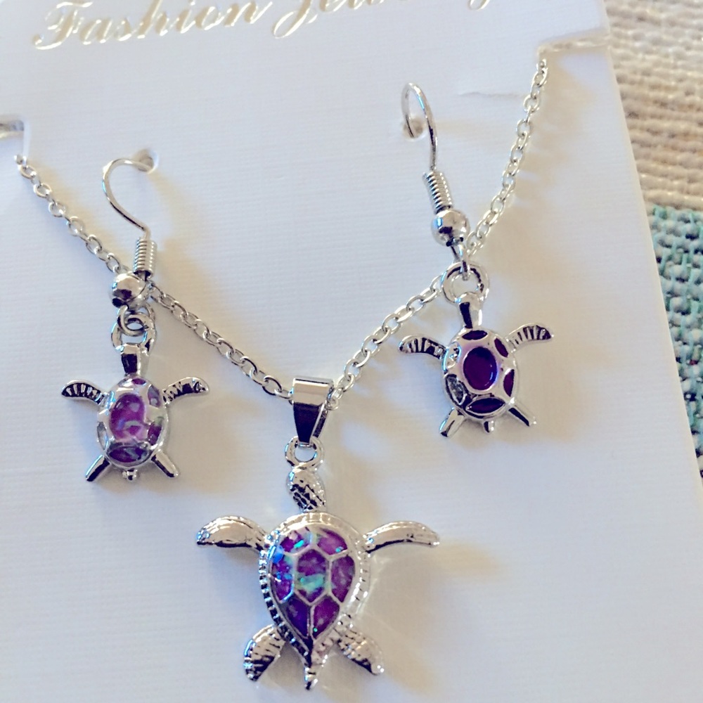 Green or purple opal jewerly set sold separately
